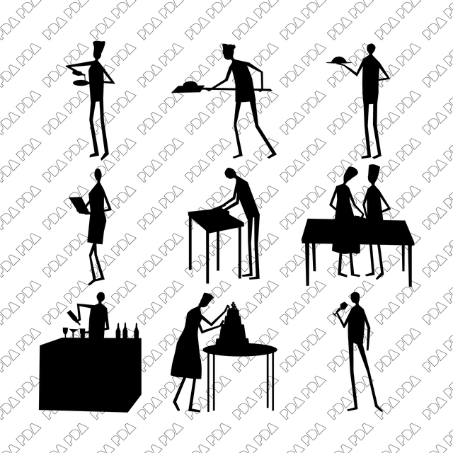 Japanese People At Kitchen & Restaurant (10 characters) - Post Digital Architecture — Free and Affordable Resources for Architects
