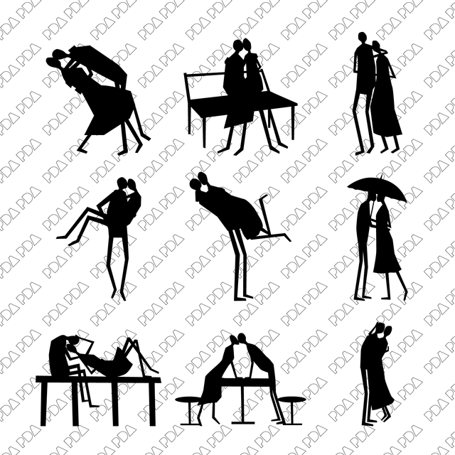 Vector Japanese People - Couples in Love (18 characters) - Post Digital Architecture — Free and Affordable Resources for Architects