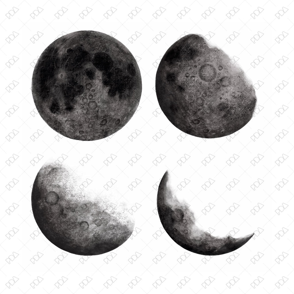 phases of the moon transparent