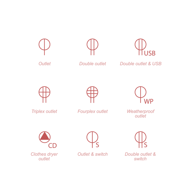CAD, Vector Electrical Plan Symbols Library - Post Digital Architecture — Free and Affordable Resources for Architects
