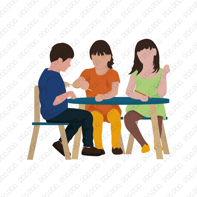Vector Kids Set (20 Figures) - Post Digital Architecture — Free and Affordable Resources for Architects