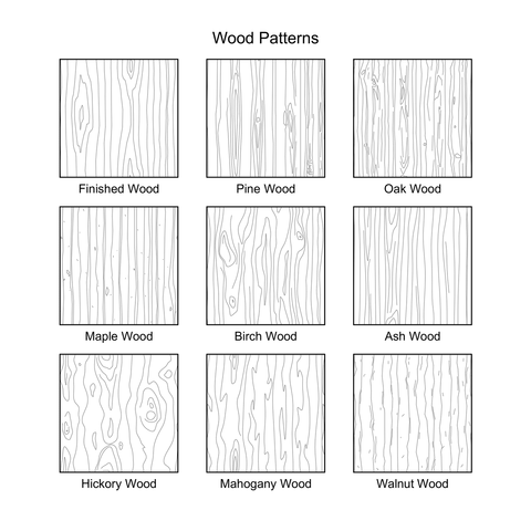 ArchiCAD Vector Fills - Wood Patterns