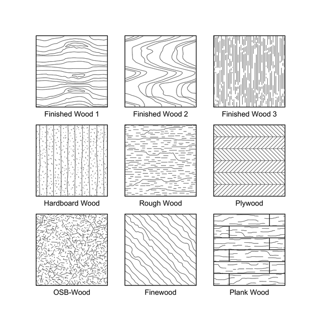 ArchiCAD Wood 2 Vector Fills (Patterns) - Post Digital Architecture — Free and Affordable Resources for Architects