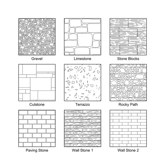 ArchiCAD Stone Vector Fills (Patterns) - Post Digital Architecture — Free and Affordable Resources for Architects