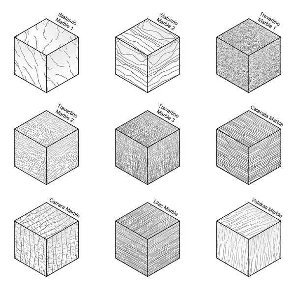 ArchiCAD Marble Vector Fills (Patterns)