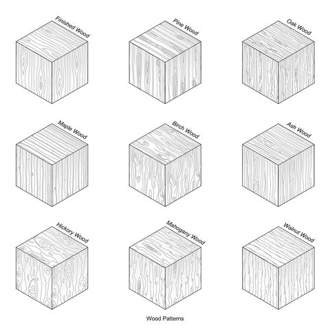 ArchiCAD Vector Fills - Wood Patterns
