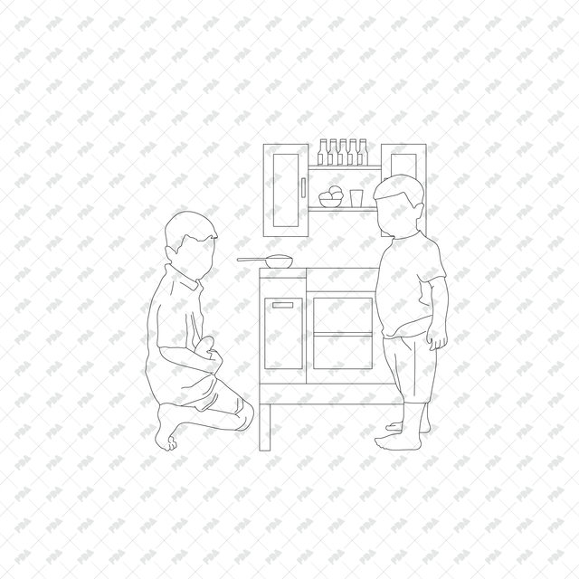 School and Kindergarten in Top and Side Views - Post Digital Architecture — Free and Affordable Resources for Architects