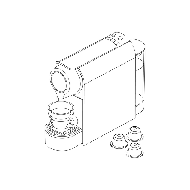 CAD, Vector, PNG Isometric Coffee Makers and Brewing Machines