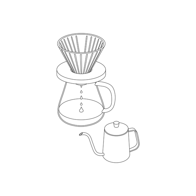 CAD, Vector, PNG Isometric Coffee Makers and Brewing Machines