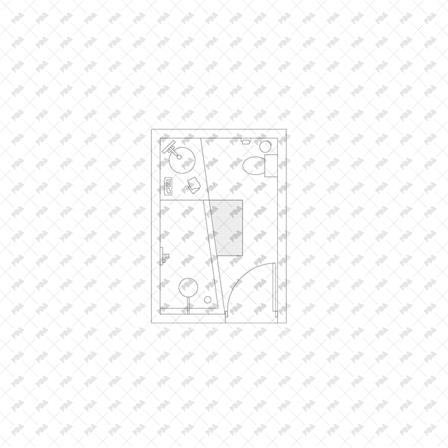 CAD, Vector, PNG Bathroom Layouts in Top View - Post Digital Architecture — Free and Affordable Resources for Architects