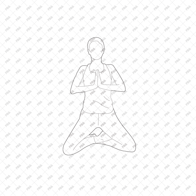 CAD, Vector, PNG People Meditating in Top View - Post Digital Architecture — Free and Affordable Resources for Architects