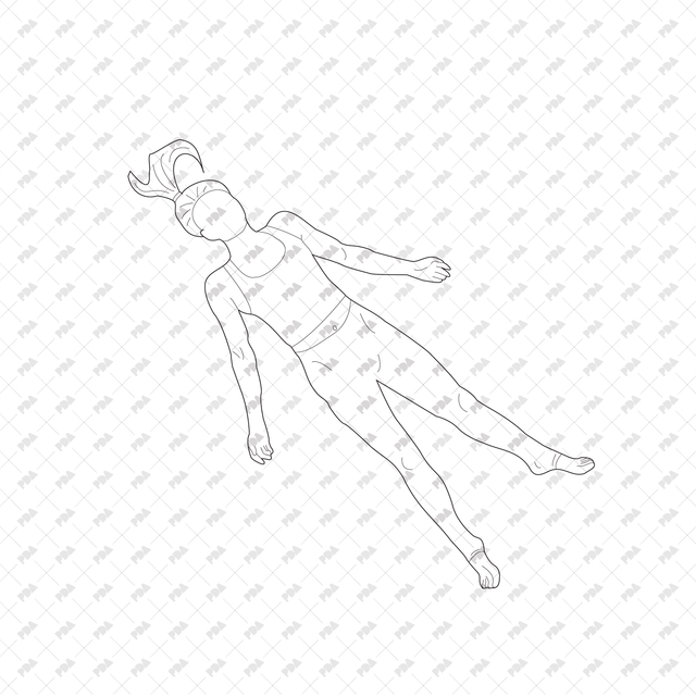 CAD, Vector, PNG People Meditating in Top View - Post Digital Architecture — Free and Affordable Resources for Architects