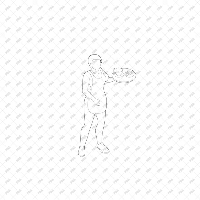 CAD, Vector, PNG People Enjoying at a Café in Isometric View - Post Digital Architecture — Free and Affordable Resources for Architects