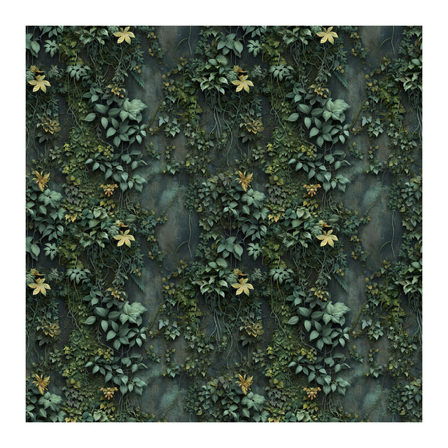 Pattern Library - Seamless Green Plant Wall Textures