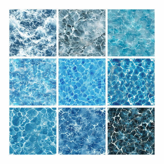 Pattern Library - Seamless Water Textures