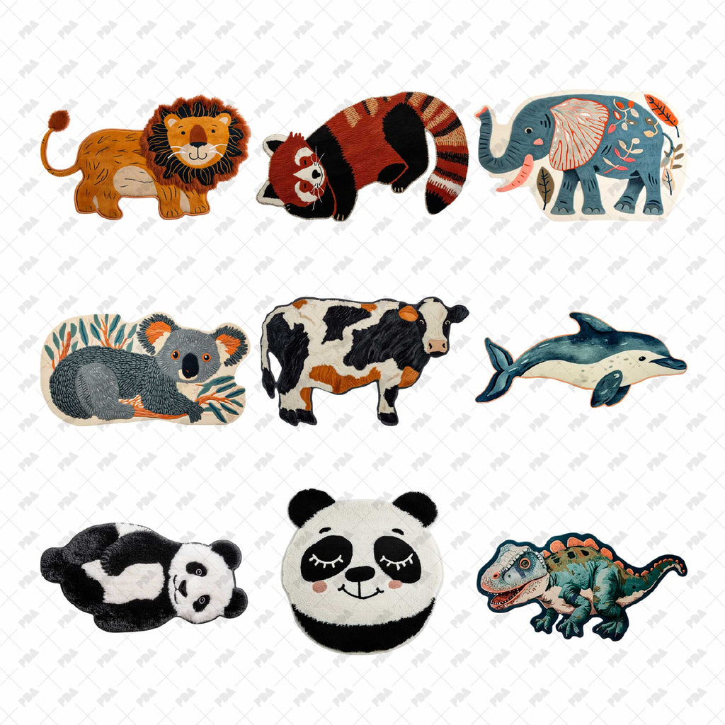 PNG Kids' Carpets Set for Architectural Visuals