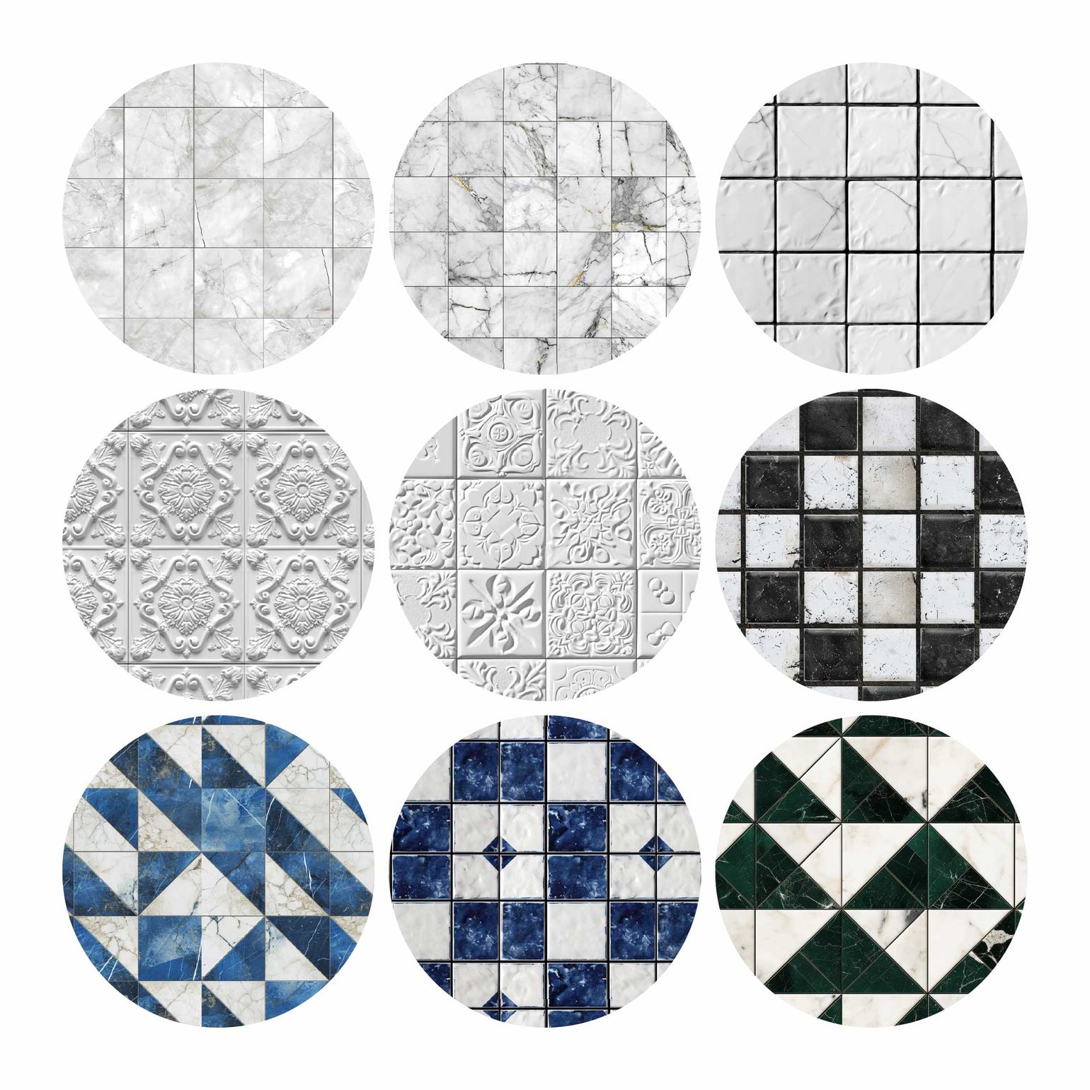 Illustrator Pattern Library - Raster Realistic Seamless Textures Multi ...