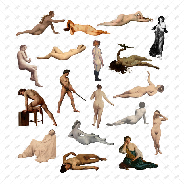 PNG Classical Art Figure Cutouts - Post Digital Architecture — Free and Affordable Resources for Architects