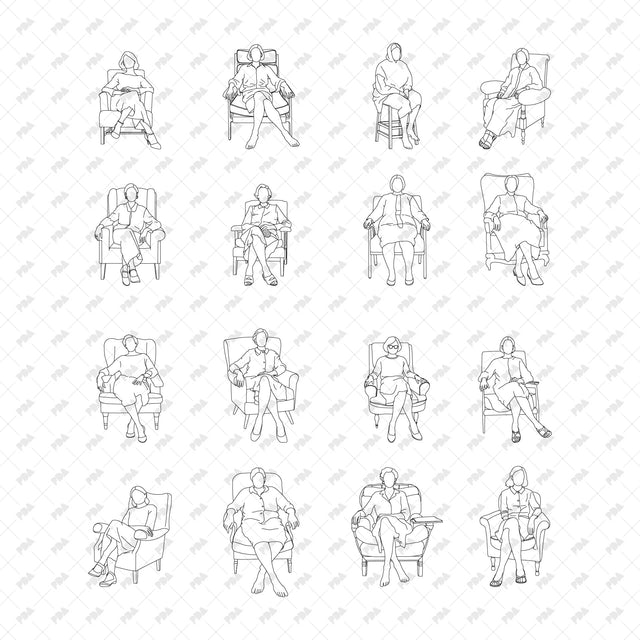 People In Plan Vector People In Plan Architecture