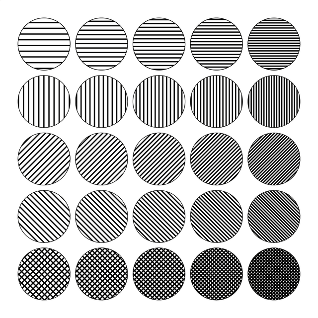مكتبة أنماط Illustrator - مجموعة الخطوط السميكة - هندسة ما بعد الرقمية - موارد مجانية وبأسعار معقولة للمهندسين المعماريين