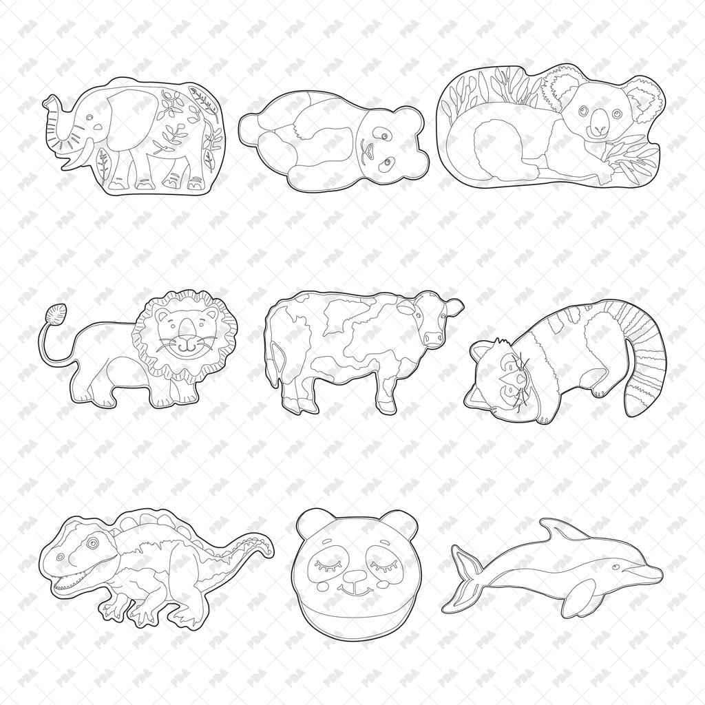 CAD Vector Children’s Rugs for 2D Drawings