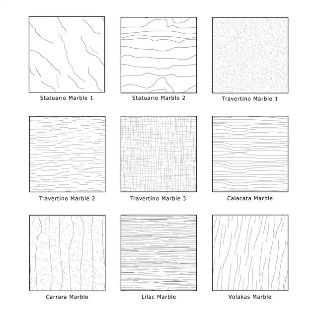 Illustrator Pattern Library - Marble Patterns
