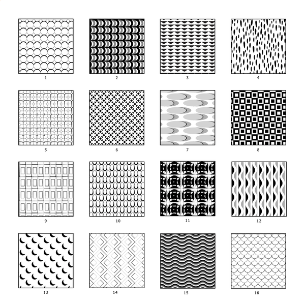 Illustrator Pattern Library - Wallpapers