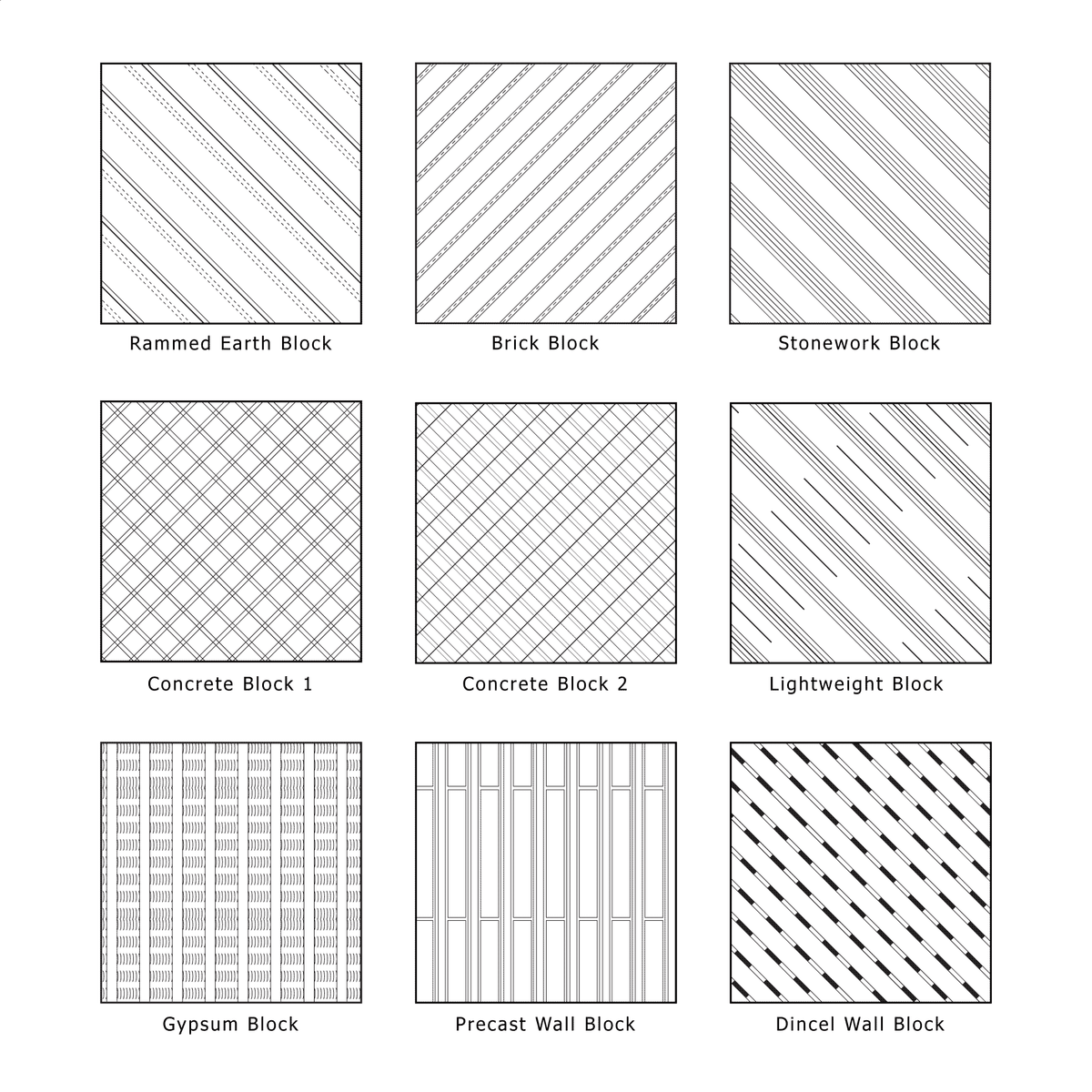 Store Wall Pattern Wall Cross Section Patterns for Adobe Illustrator