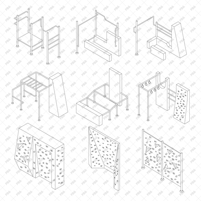 CAD, Vector Isometric Urban Multi-Pack - Post Digital Architecture — Free and Affordable Resources for Architects