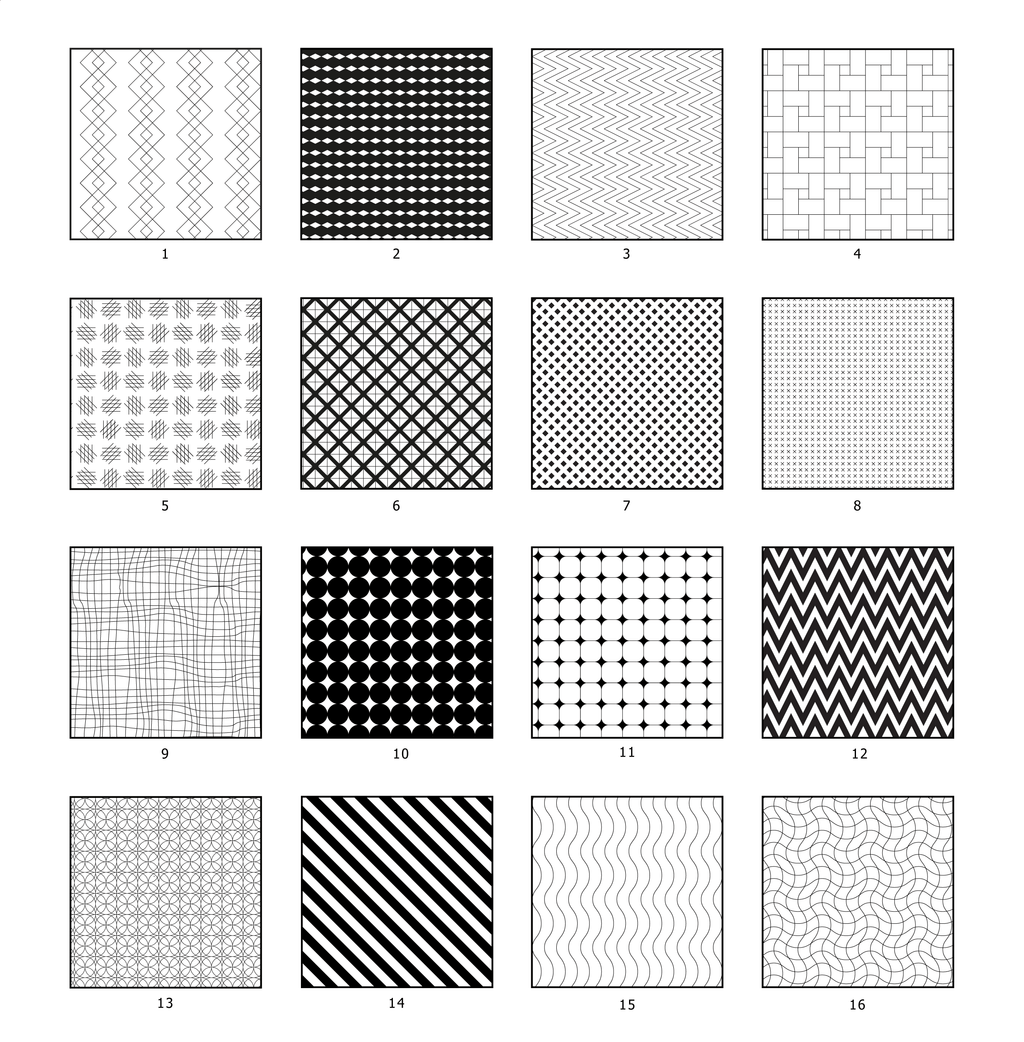 Illustrator Pattern Library - Meshes | Post Digital Architecture