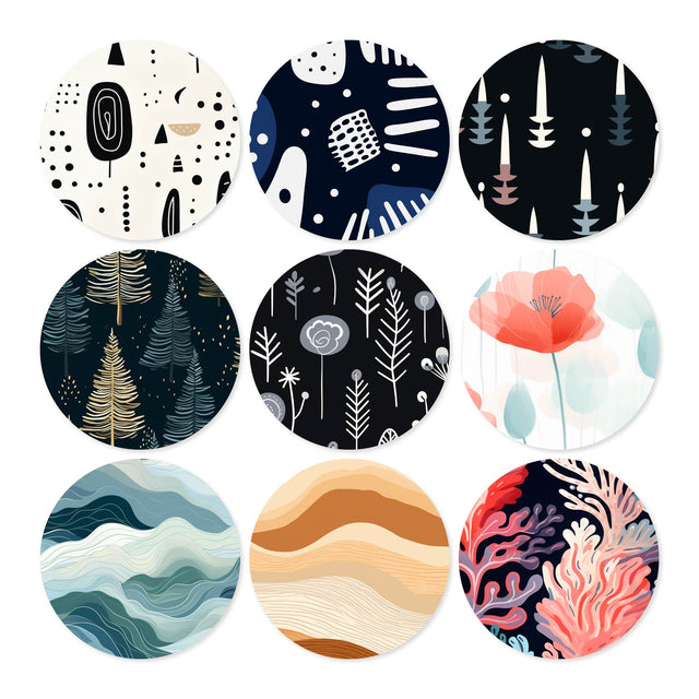 Illustrator Pattern Library - Nordic Seamless Wallpaper Textures
