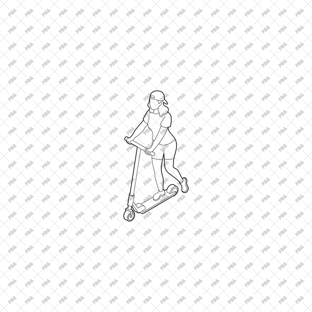 CAD, Vector, PNG Outdoor Characters in Isometric View - Post Digital Architecture — Free and Affordable Resources for Architects