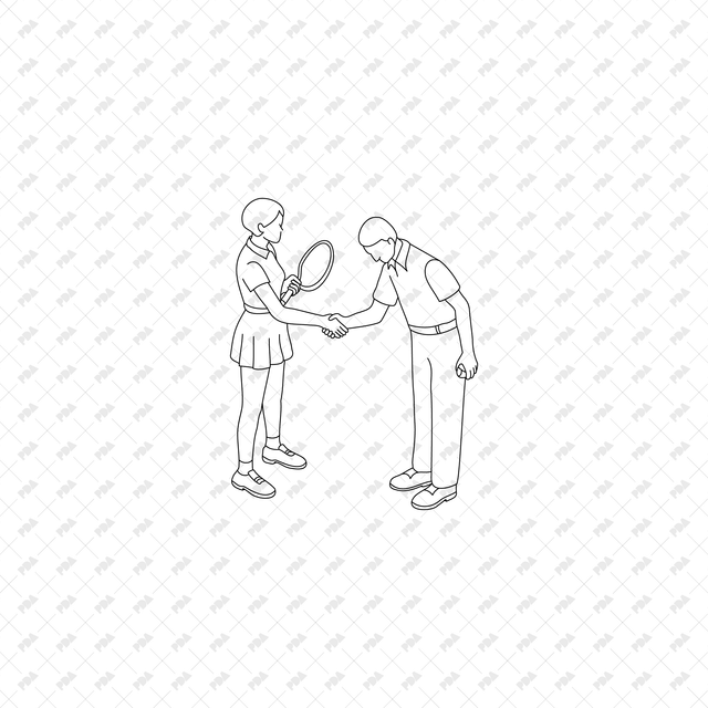 CAD, Vector, PNG Isometric Racket Sports, Tennis Badminton Pickleball - Post Digital Architecture — Free and Affordable Resources for Architects