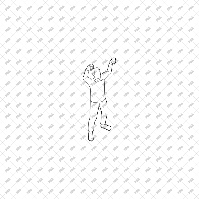 CAD, Vector, PNG Isometric View Nightclub and Party Characters - Post Digital Architecture — Free and Affordable Resources for Architects