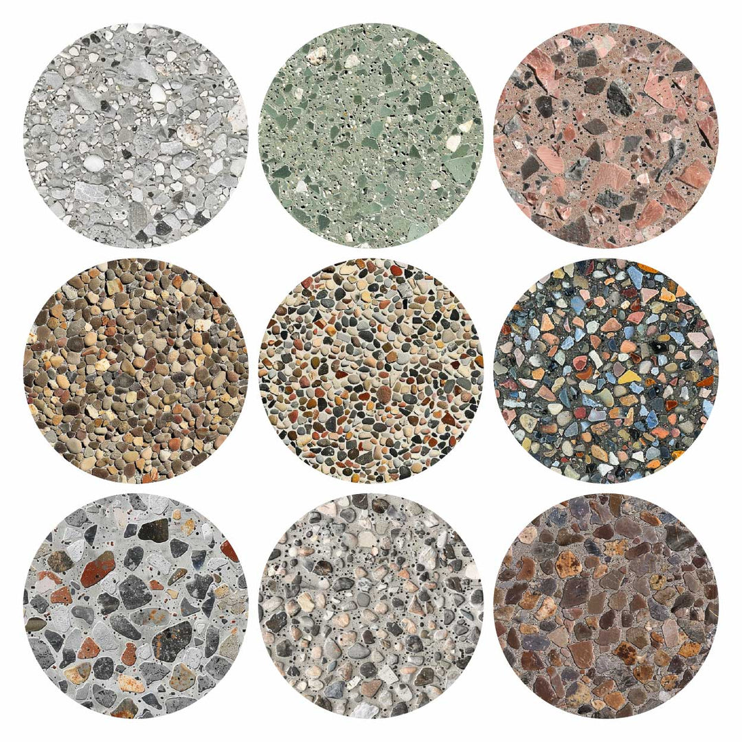 Revit Aggregate Pattern Pattern Library - Exposed Aggregate Textures