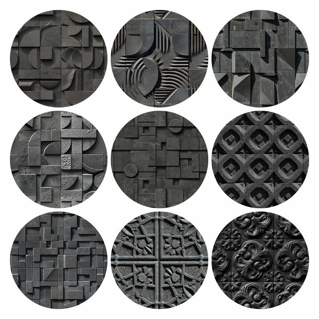 Pattern Library - Seamless Basalt Tiles Textures - Post Digital Architecture — Free and Affordable Resources for Architects