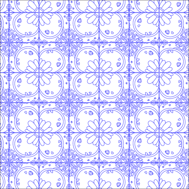 Illustrator Pattern Library - Vector Azulejo Tiles Seamless Textures - Post Digital Architecture — Free and Affordable Resources for Architects