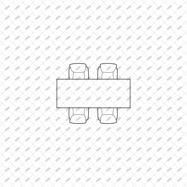 CAD, Vector, PNG Tables, Desks and Chairs in Top View - Post Digital Architecture — Free and Affordable Resources for Architects