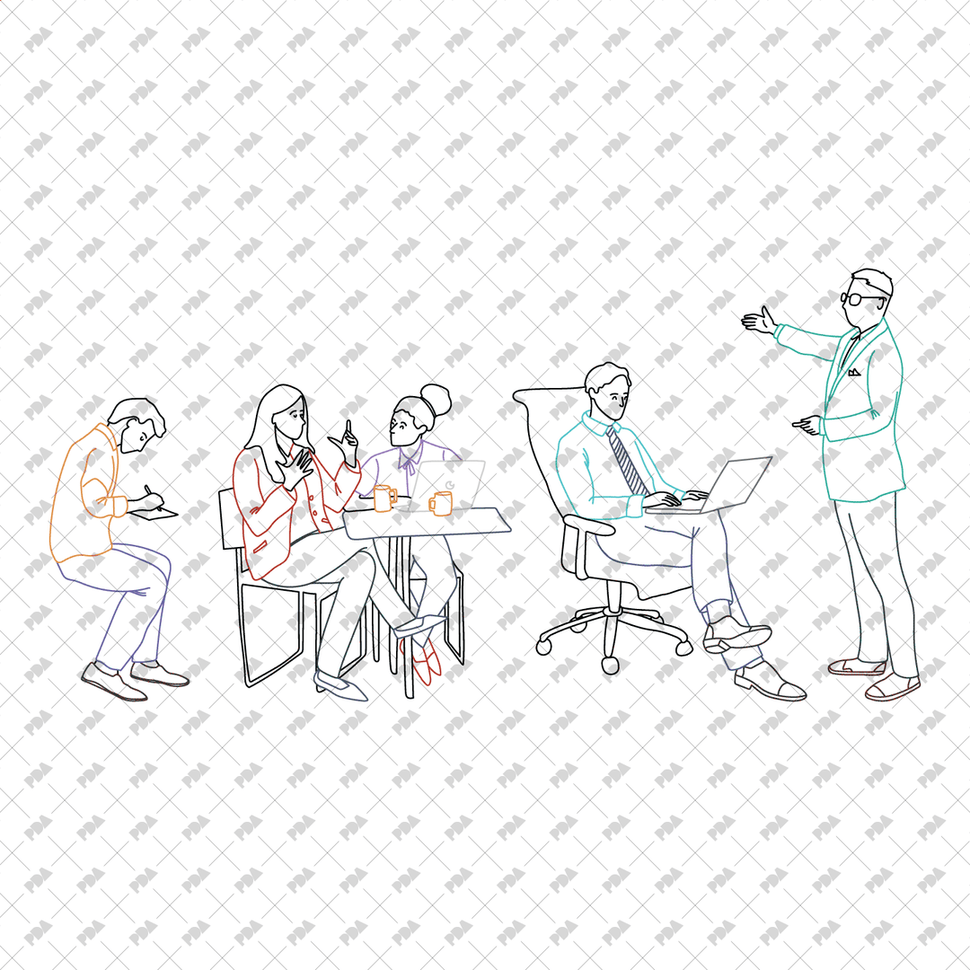 CAD, Vector Hand Drawn Characters Multi-Pack