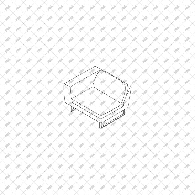 CAD, Vector Isometric Hotel Room Furniture