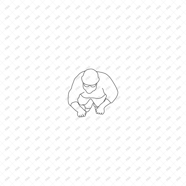 CAD, Vector, PNG Characters Climbing Stairs in Top View - Post Digital Architecture — Free and Affordable Resources for Architects