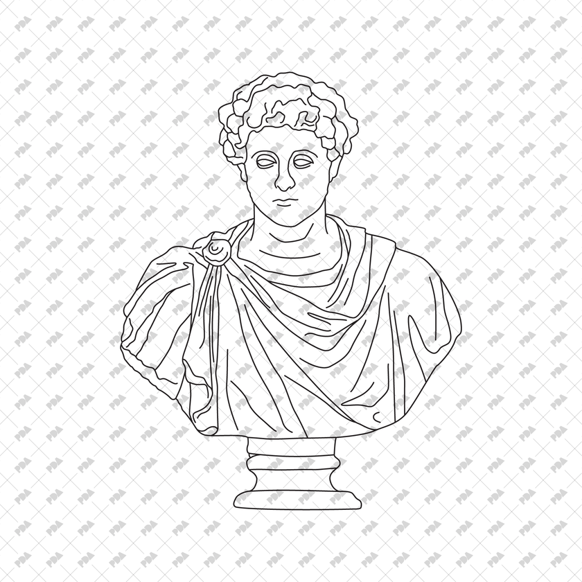PNG 剪切古代雕像 (49 张 PNG)