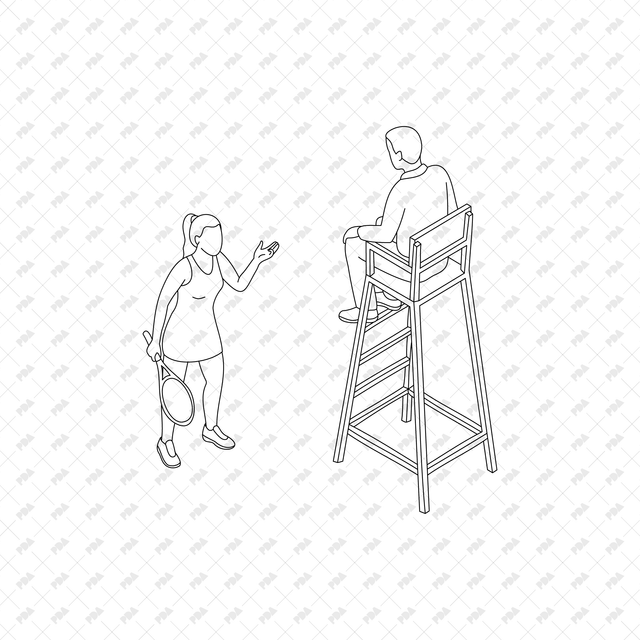 CAD, Vector, PNG Isometric Racket Sports, Tennis Badminton Pickleball - Post Digital Architecture — Free and Affordable Resources for Architects