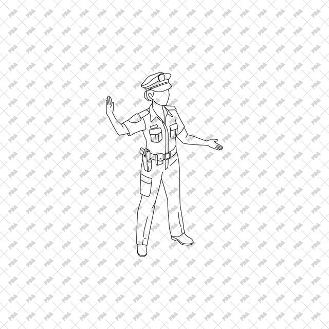 CAD, Vector Isometric Street Characters - Post Digital Architecture — Free and Affordable Resources for Architects