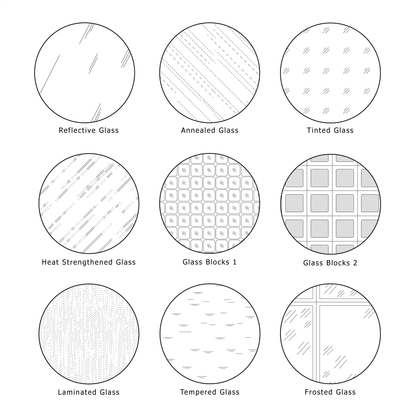 Illustrator Pattern Library - Glass Patterns
