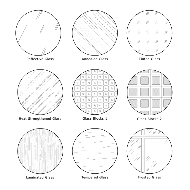 Illustrator Pattern Library - Glass Patterns