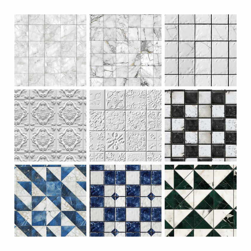 Illustrator Pattern Library - Seamless Tile Textures