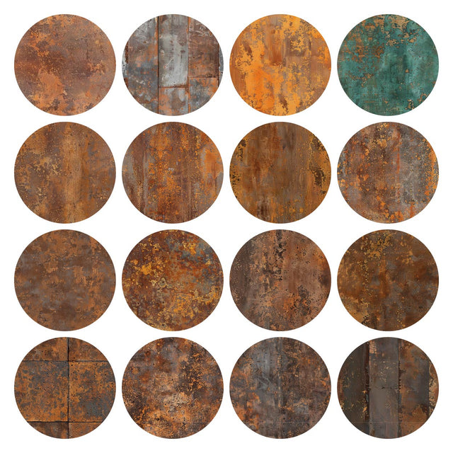 Pattern Library - Seamless Corten Steel Textures - Post Digital Architecture — Free and Affordable Resources for Architects