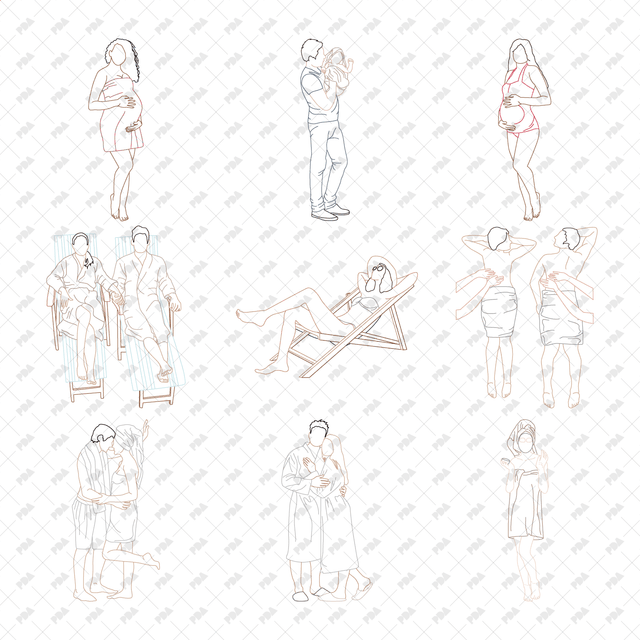CAD Vector PNG SPA Characters - Post Digital Architecture — Free and Affordable Resources for Architects
