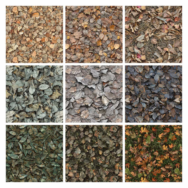 Pattern Library - Seamless Foliage Debris Textures - Post Digital Architecture — Free and Affordable Resources for Architects
